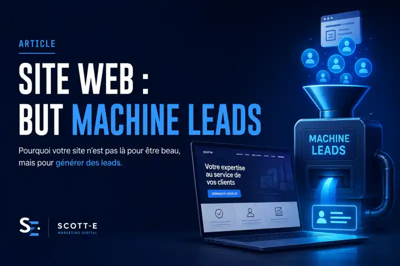 Mon site web, mais avec un but : Comment transformer votre idée en machine à leads ?