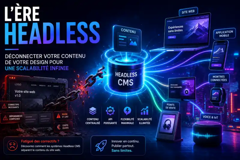 L'ère Headless : Déconnecter votre contenu de votre design pour une scalabilité infinie