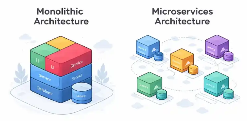 Monolithe vs Microservices : Le guide pour décomposer une architecture web robuste